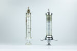 Strzykawki szklane i metalowe, II poł. XX wieku