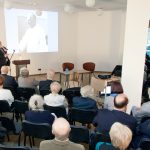 Wykład związany z obchodami 70-lecia reaktywowania Wydziału Lekarskiego Uniwersytetu Warszawskiego,przemawiający Dyrektor Muzeum Historii Medycyny prof. Edward Towpik, 2014